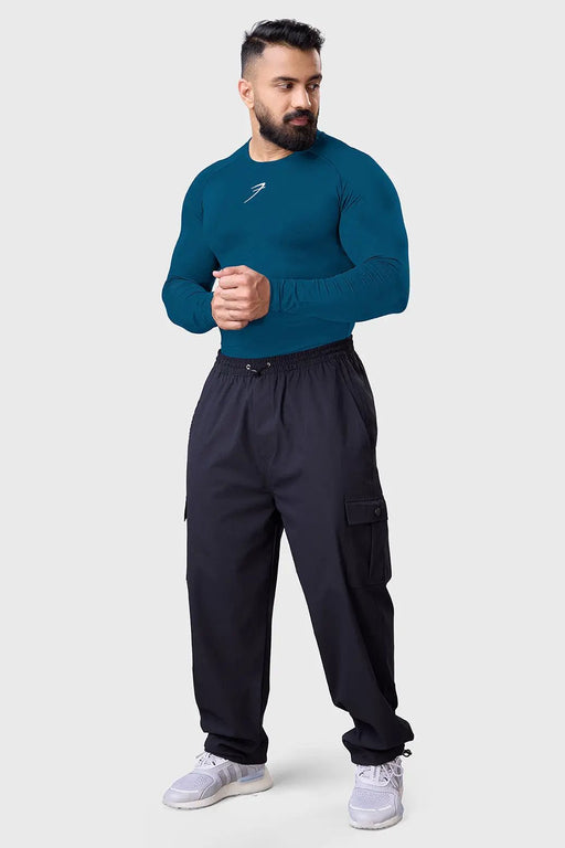 Compression Fullsleeves T-shirt Teal by Fuaark Nz