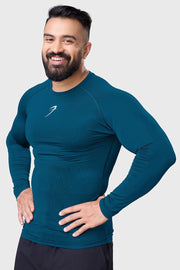 Compression Fullsleeves T-shirt Teal by Fuaark Nz