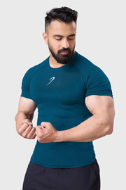 Compression T-shirt Teal by Fuaark Nz
