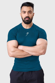 Compression T-shirt Teal by Fuaark Nz