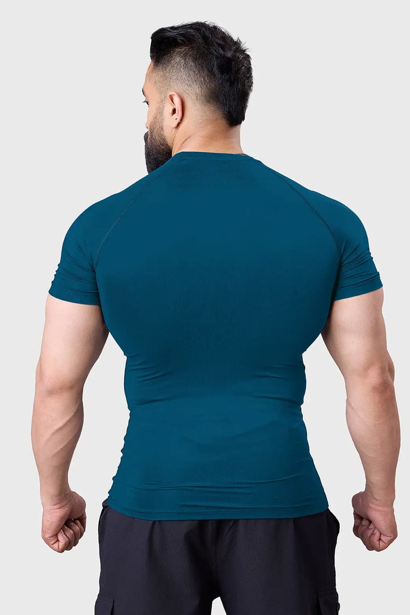 Compression T-shirt Teal by Fuaark Nz