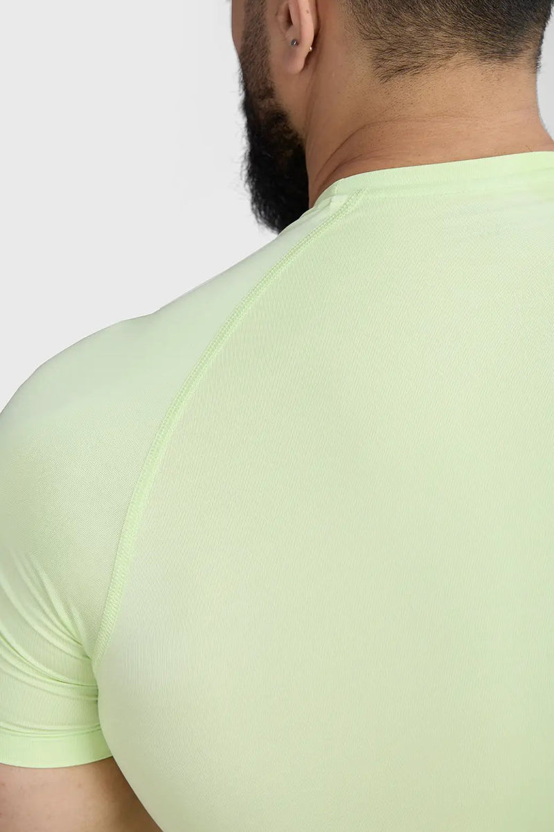 Compression T-shirt Lime by Fuaark Nz