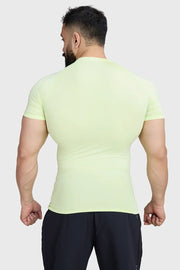 Compression T-shirt Lime by Fuaark Nz