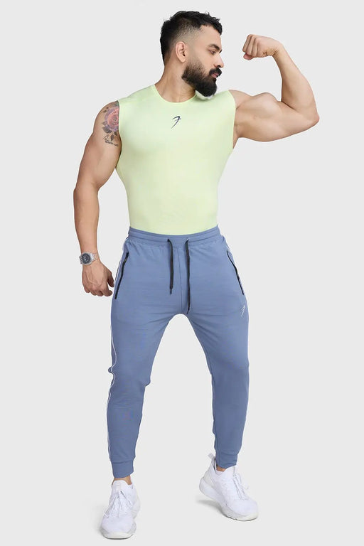Compression Sleeveless Tank Lime by Fuaark Nz