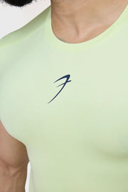Compression Sleeveless Tank Lime by Fuaark Nz