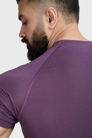 Compression T-shirt Plum by Fuaark Nz