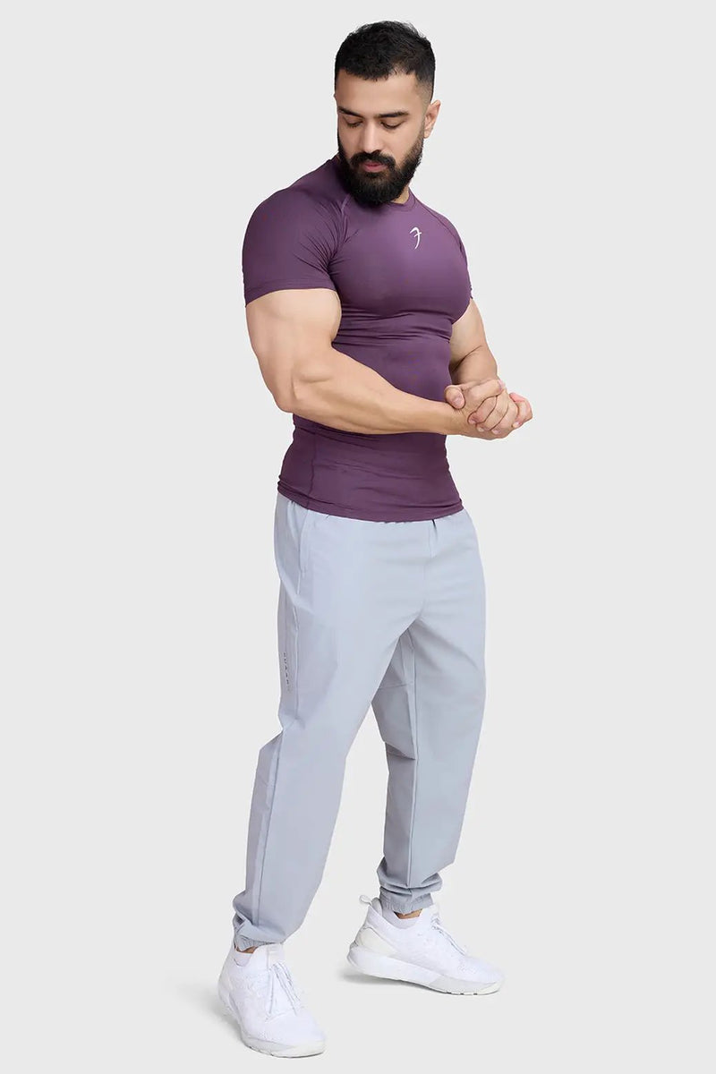 Compression T-shirt Plum by Fuaark Nz