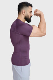 Compression T-shirt Plum by Fuaark Nz