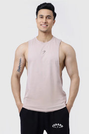 Drift Deep Arm Tank Beige by Fuaark Nz