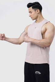 Drift Deep Arm Tank Beige by Fuaark Nz