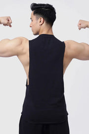 Drift Deep Arm Tank Black by Fuaark Nz