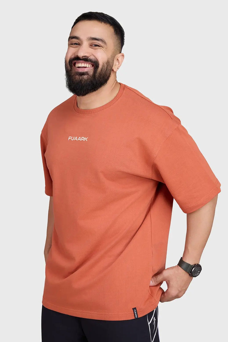 Element Oversized T-shirts Rust by Fuaark Nz
