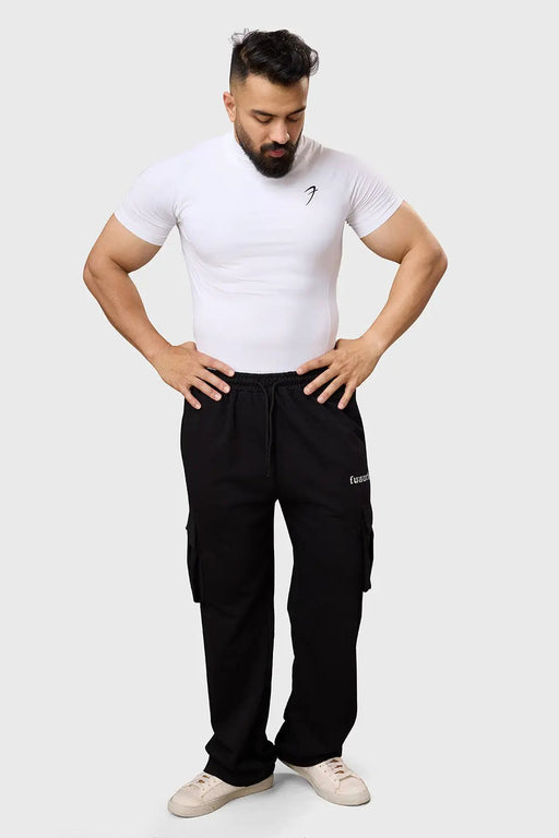 High Neck Compression T-shirt White by Fuaark Nz