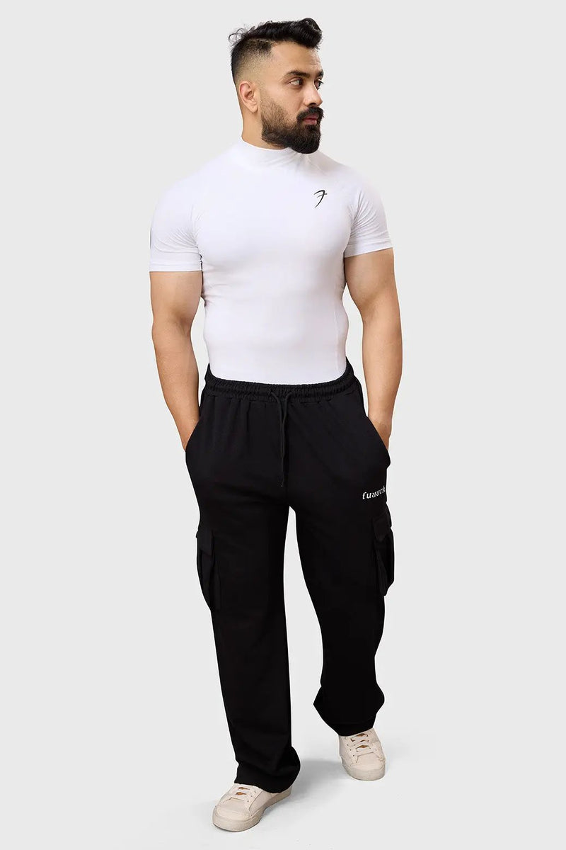 High Neck Compression T-shirt White by Fuaark Nz