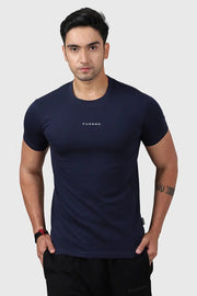 Legacy Crew Neck T-shirt Navy by Fuaark Nz