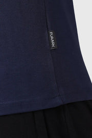 Legacy Crew Neck T-shirt Navy by Fuaark Nz