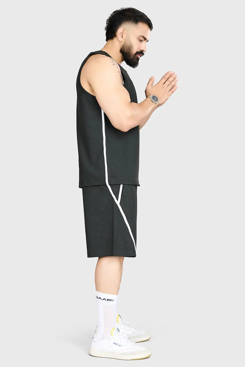 Drip Oversized Tank Olive by Fuaark Nz