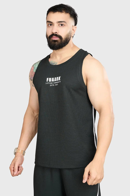Drip Oversized Tank Olive by Fuaark Nz