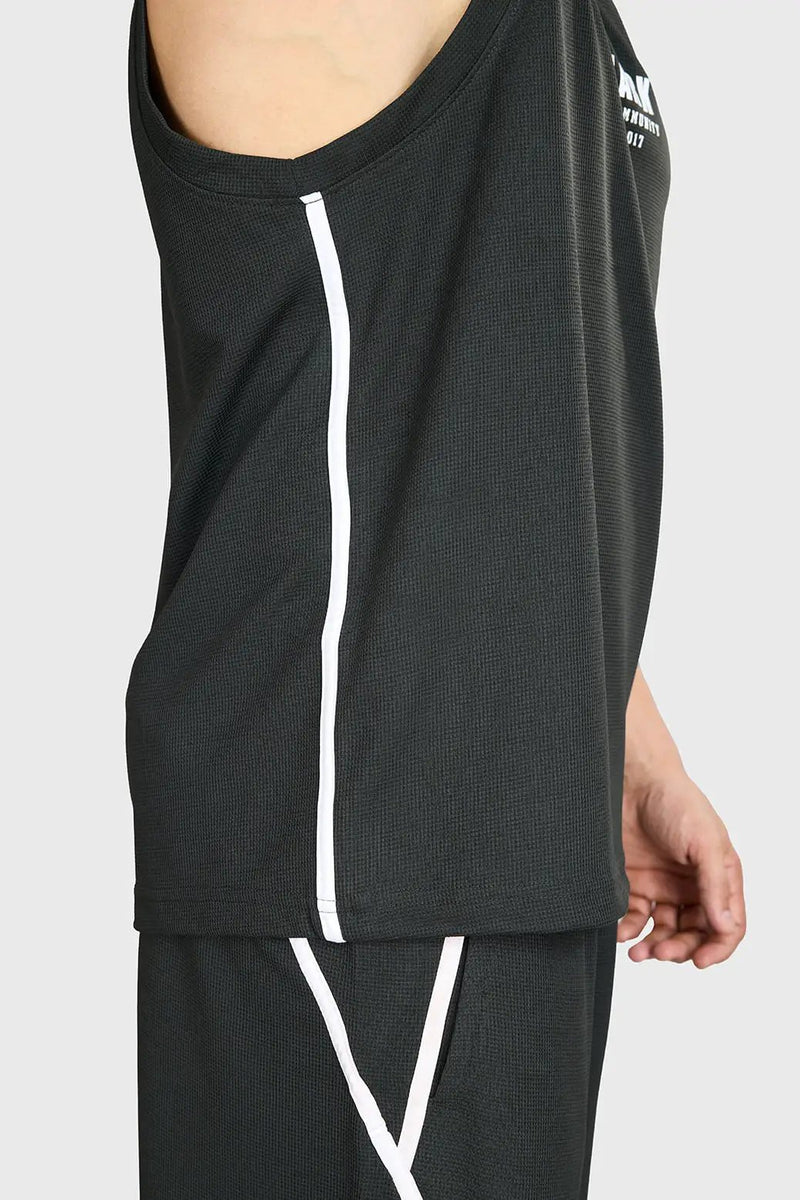 Drip Oversized Tank Olive by Fuaark Nz
