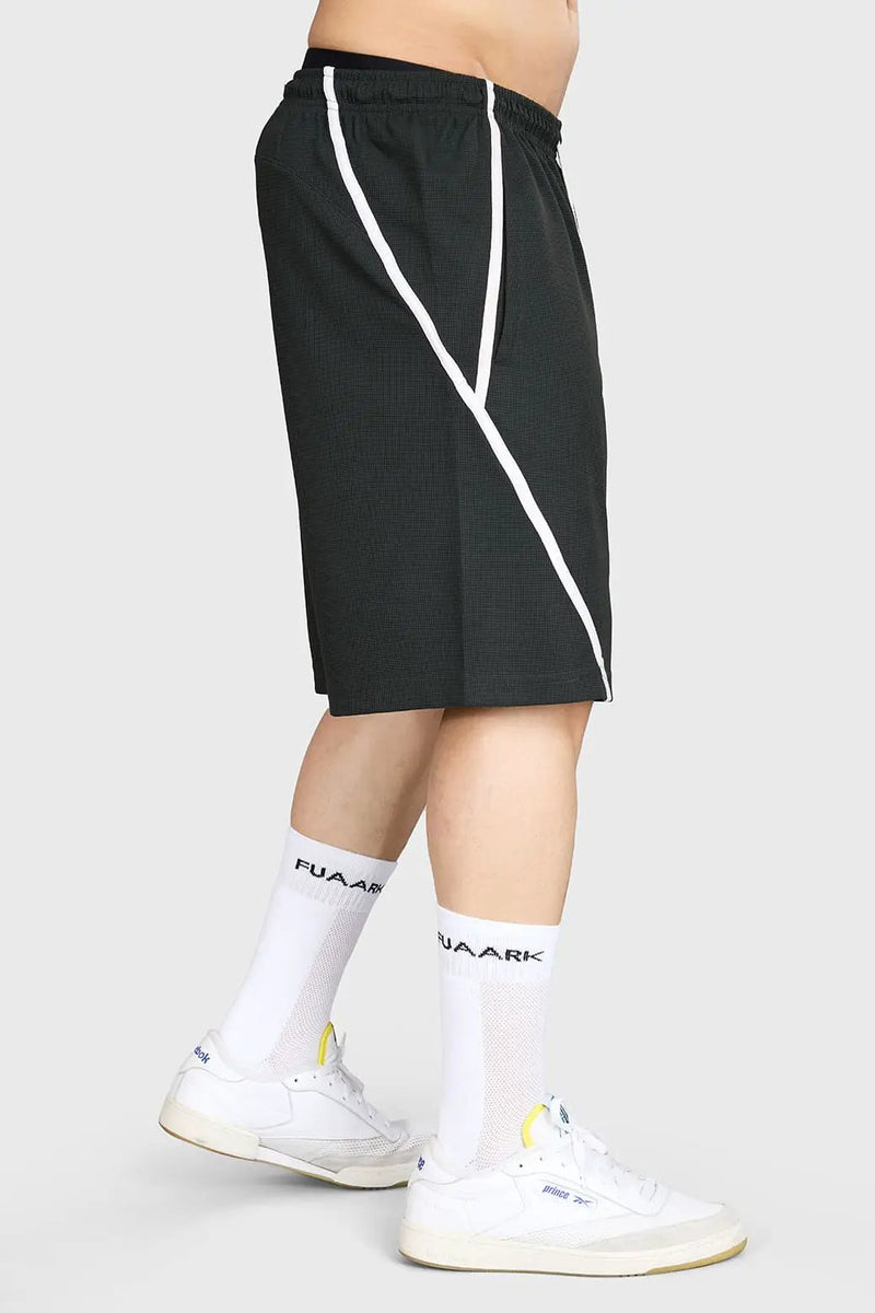 Drip Oversized Shorts Olive by Fuaark Nz