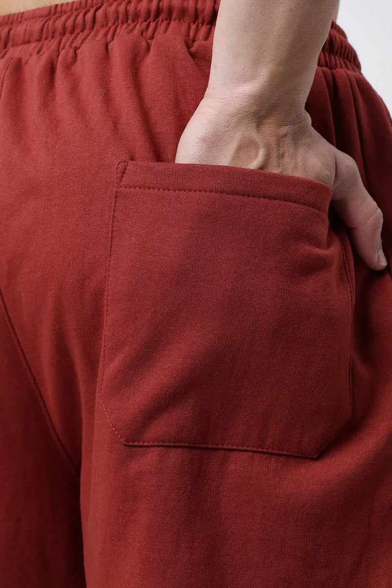 Laidback Relaxed Pants Rust by Fuaark Nz