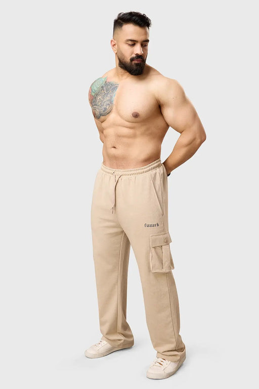 Pinnacle Pocket Pants Beige by Fuaark Nz