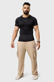Pinnacle Pocket Pants Beige by Fuaark Nz
