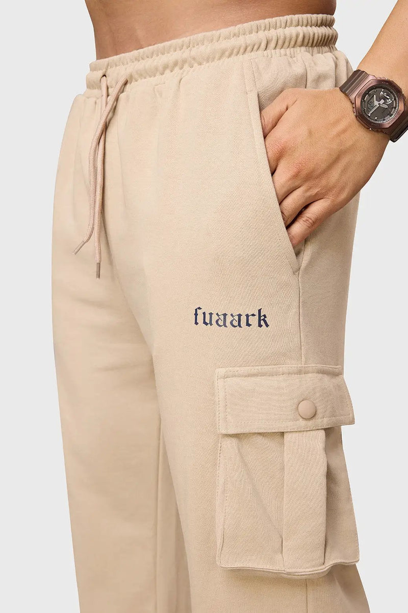 Pinnacle Pocket Pants Beige by Fuaark Nz