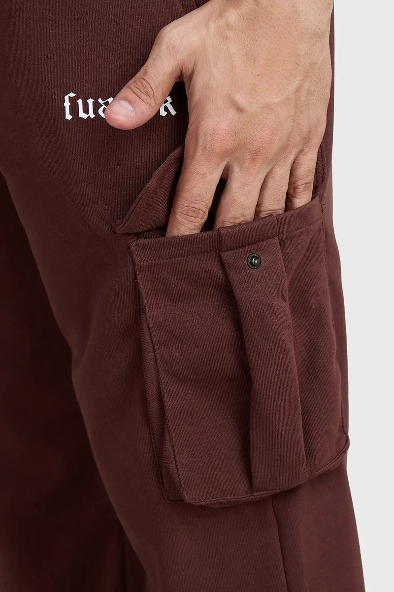 Pinnacle Pocket Pants Brown by Fuaark Nz