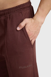 Pinnacle Straight Pants Brown by Fuaark Nz