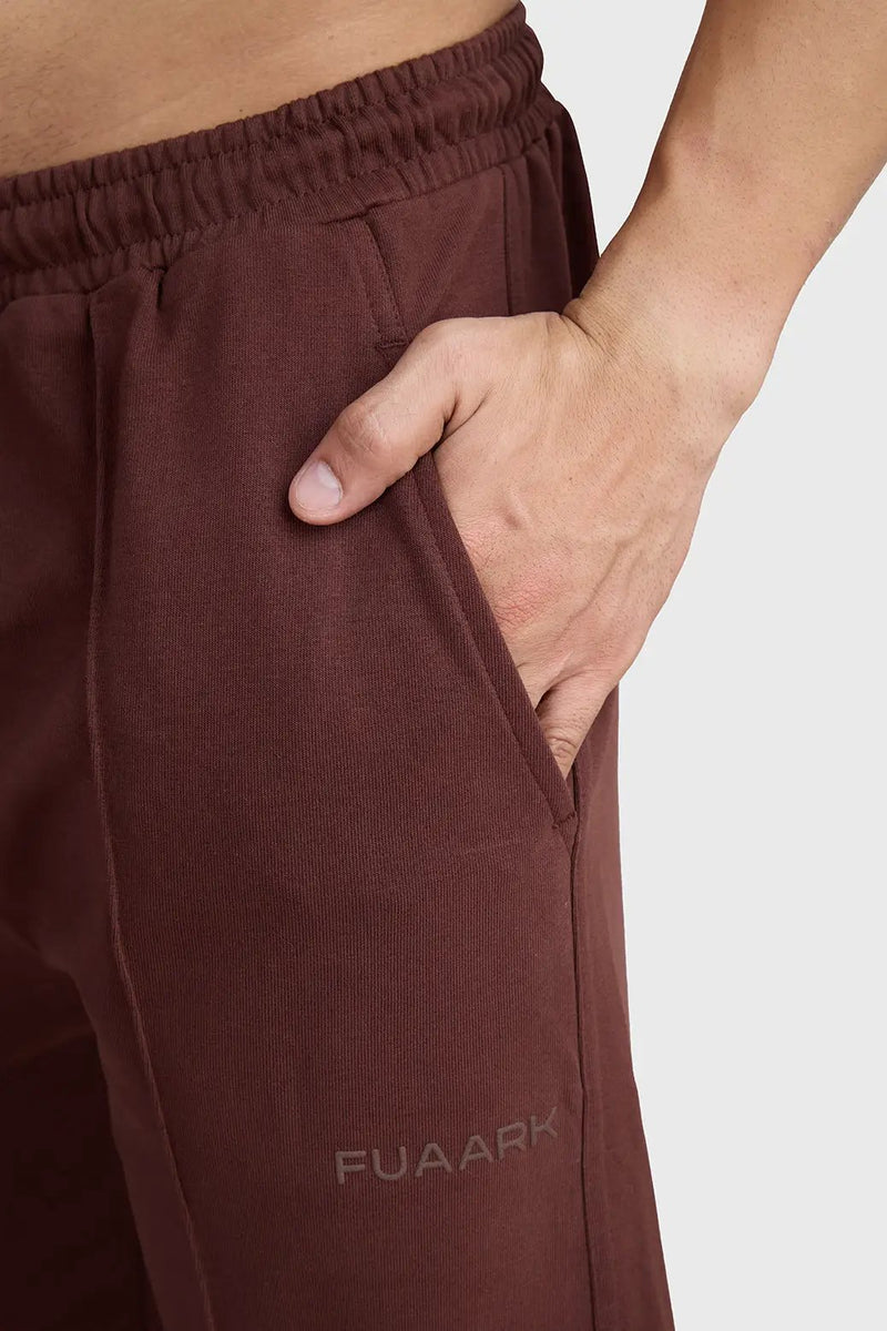 Pinnacle Straight Pants Brown by Fuaark Nz