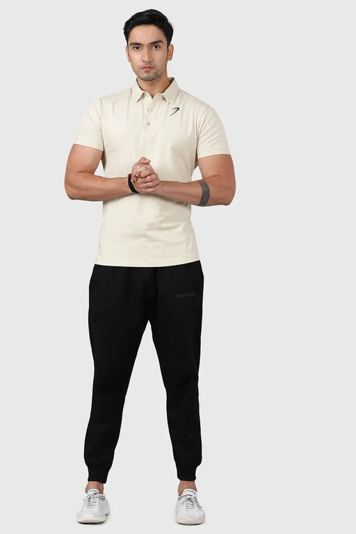 Polo T-shirt Beige by Fuaark Nz