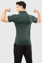 Polo T-shirt Green by Fuaark Nz