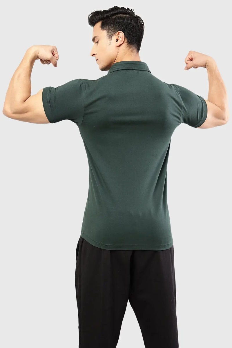 Polo T-shirt Green by Fuaark Nz