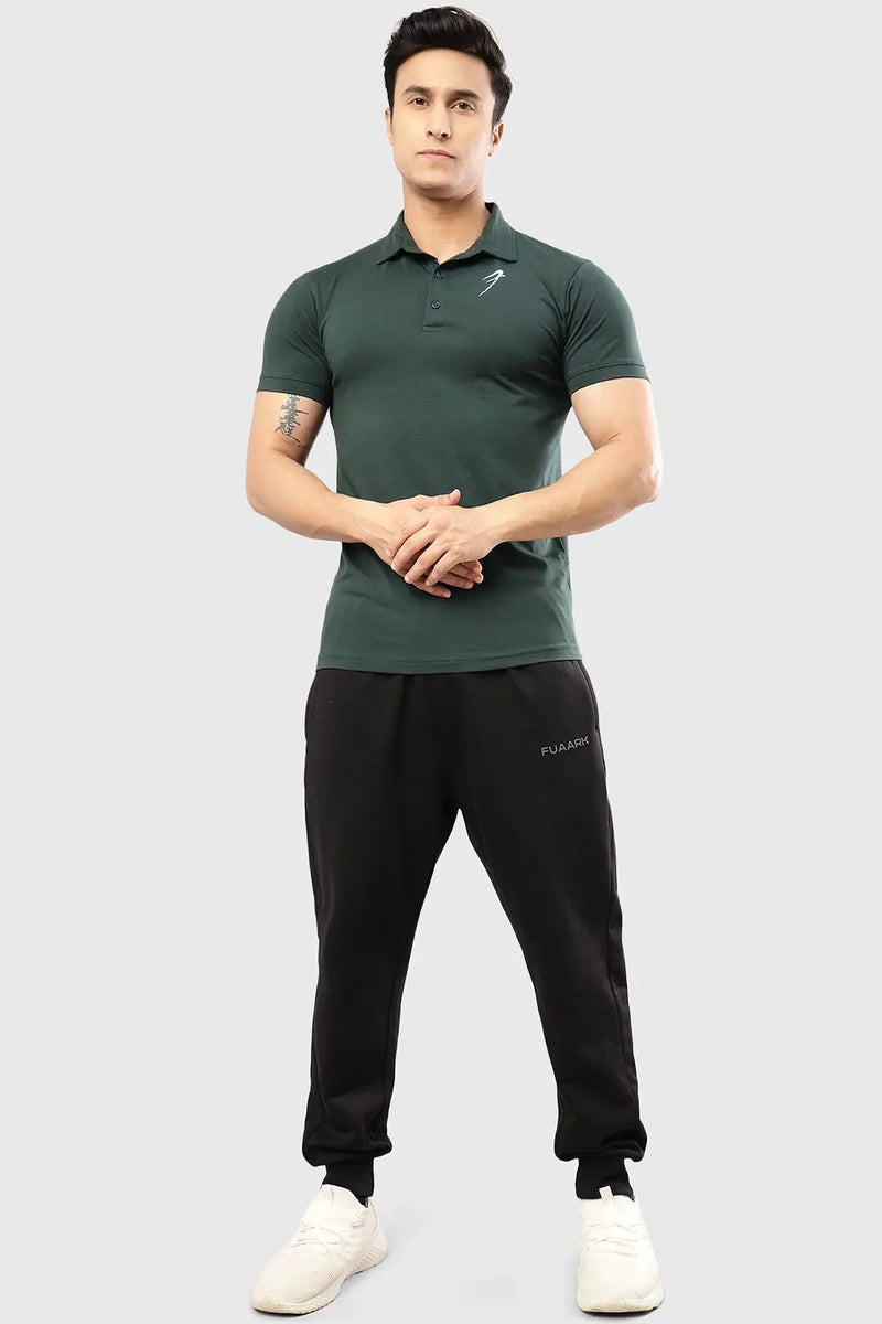 Polo T-shirt Green by Fuaark Nz