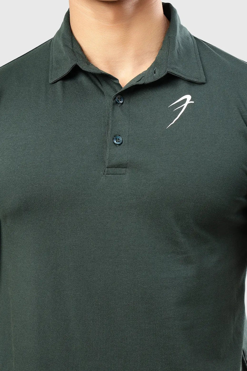Polo T-shirt Green by Fuaark Nz