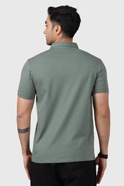 Polo T-shirt Sage Green by Fuaark Nz