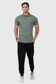 Polo T-shirt Sage Green by Fuaark Nz