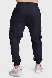 Script Cargo Joggers Black by Fuaark Nz