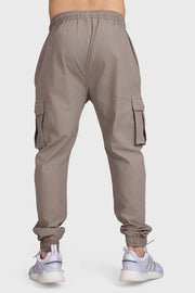 Script Cargo Joggers Brown by Fuaark Nz