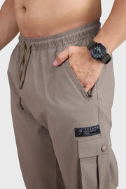Script Cargo Joggers Brown by Fuaark Nz