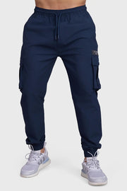 Script Cargo Joggers Dark Navy by Fuaark Nz