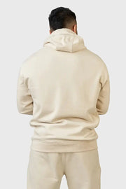 Unisex Signature Oversized Hoodies Beige by Fuaark Nz