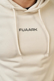 Unisex Signature Oversized Hoodies Beige by Fuaark Nz