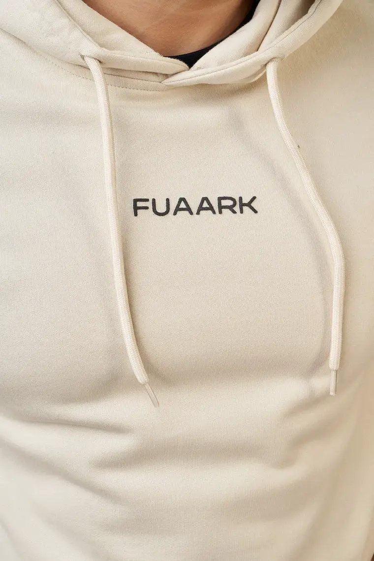Unisex Signature Oversized Hoodies Beige by Fuaark Nz