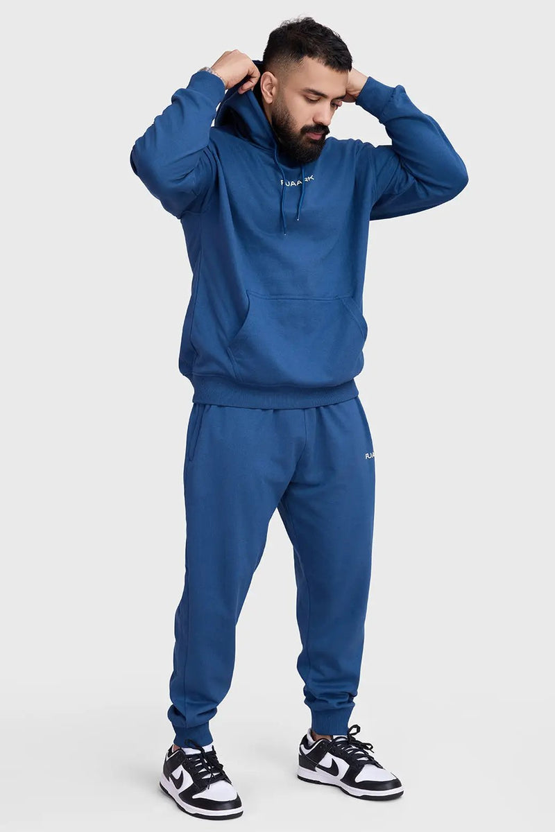 Signature Oversized Hoodie Navy by Fuaark Nz