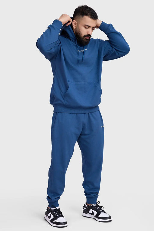 Signature Oversized Hoodie Navy by Fuaark Nz
