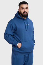 Signature Oversized Hoodie Navy by Fuaark Nz