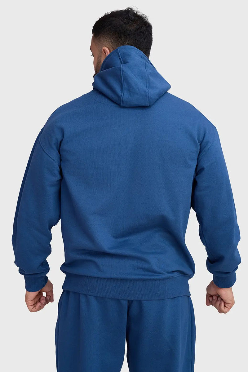 Signature Oversized Hoodie Navy by Fuaark Nz