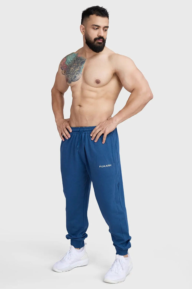 Signature Oversized Joggers Navy by Fuaark Nz